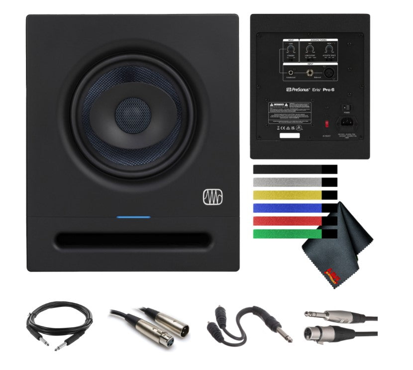 PreSonus Eris Pro 6 2-Way Biamped, Active, 6.5-inch Coaxial Studio Monitor