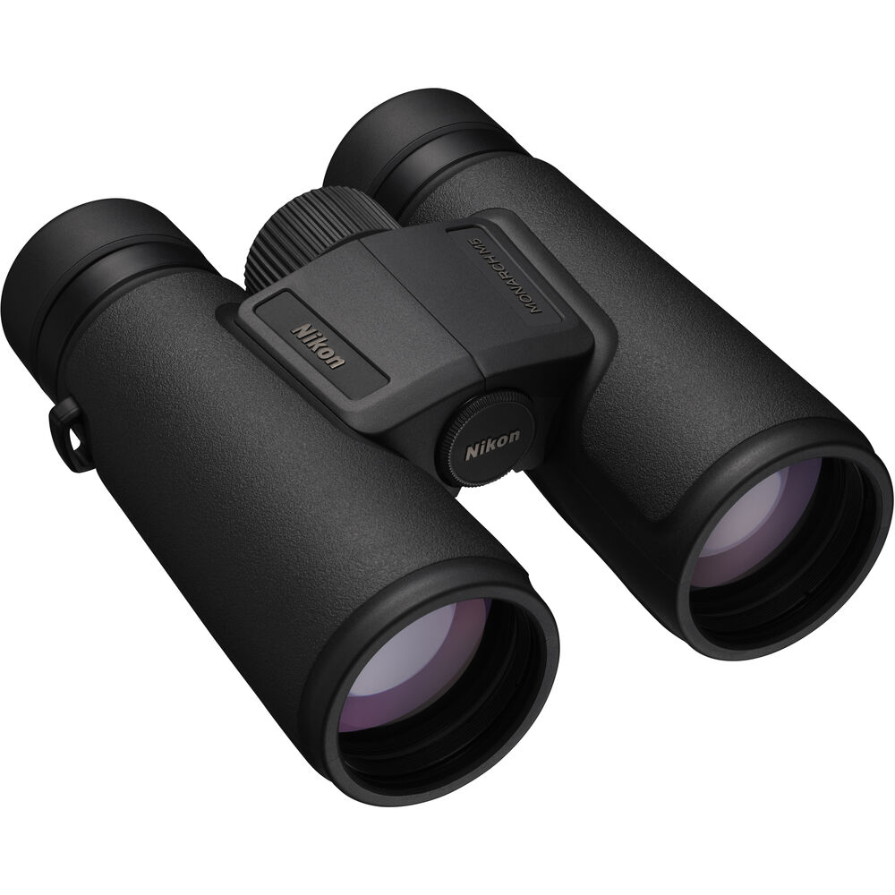 Nikon 10x42 Monarch M5 Roof Prism Waterproof, Fogproof, Lightweight Binoculars Black + More