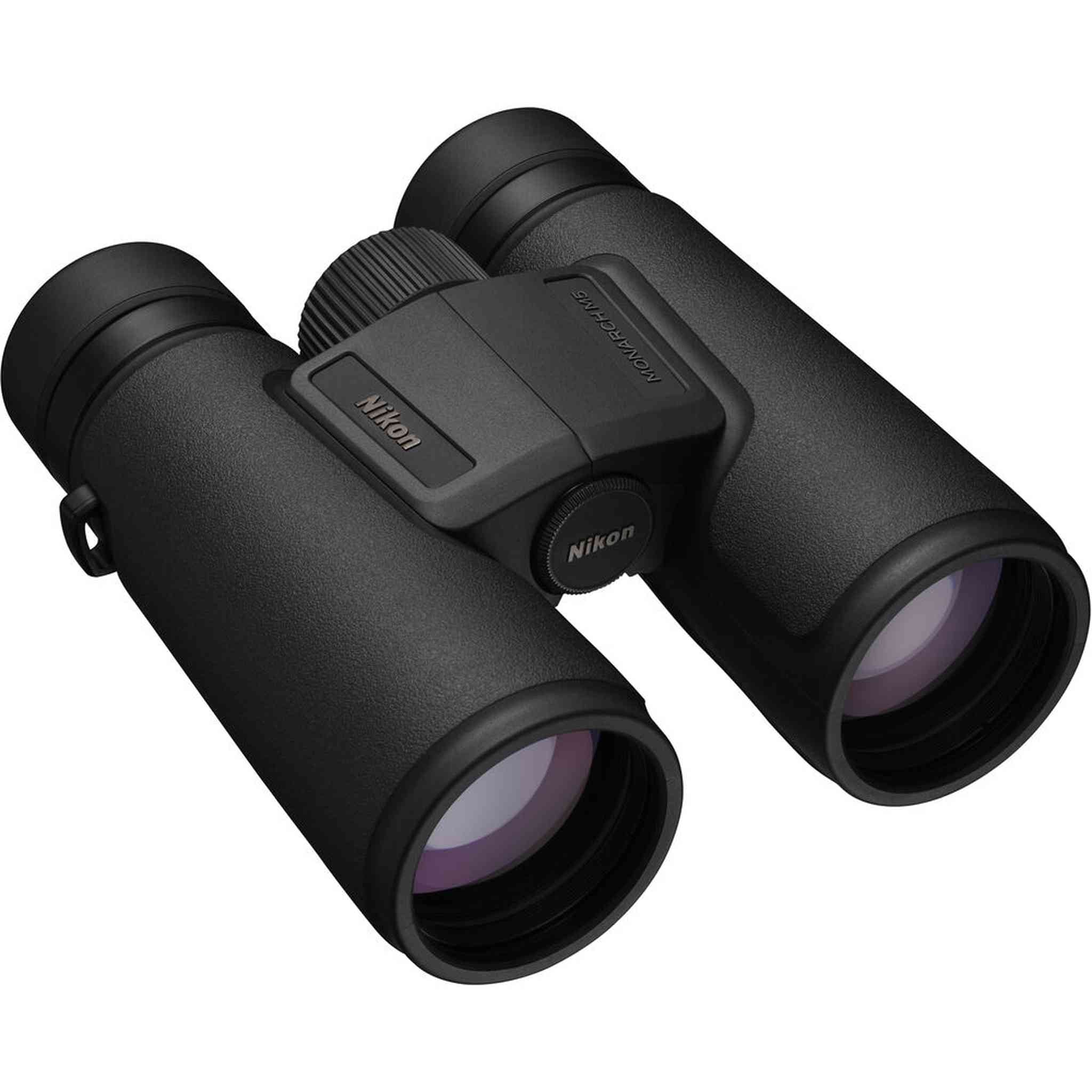 Nikon 10x42 Monarch M5 Roof Prism Waterproof, Fogproof, Lightweight Binoculars Black + More