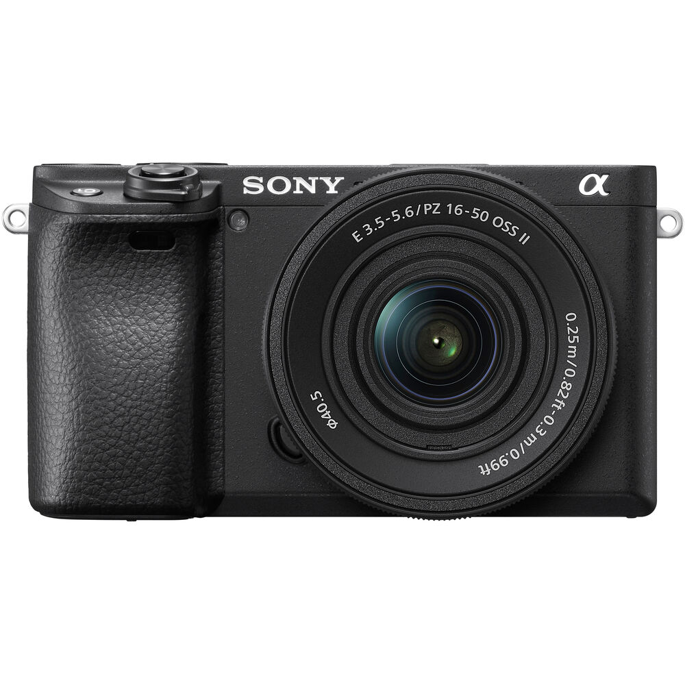 Sony a6400 Mirrorless Camera with 16-50mm f/3.5-5.6 II Lens (Black) - Bundle