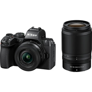Nikon Z50 II Mirrorless Camera with Nikon Z DX 16-50mm & 50-250mm Lenses + More