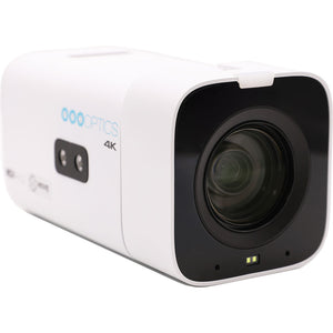 PTZOptics 4K Camera White | 20x Zoom, UHD60, NDI|HX2, Pro Streaming for Events - Bundle