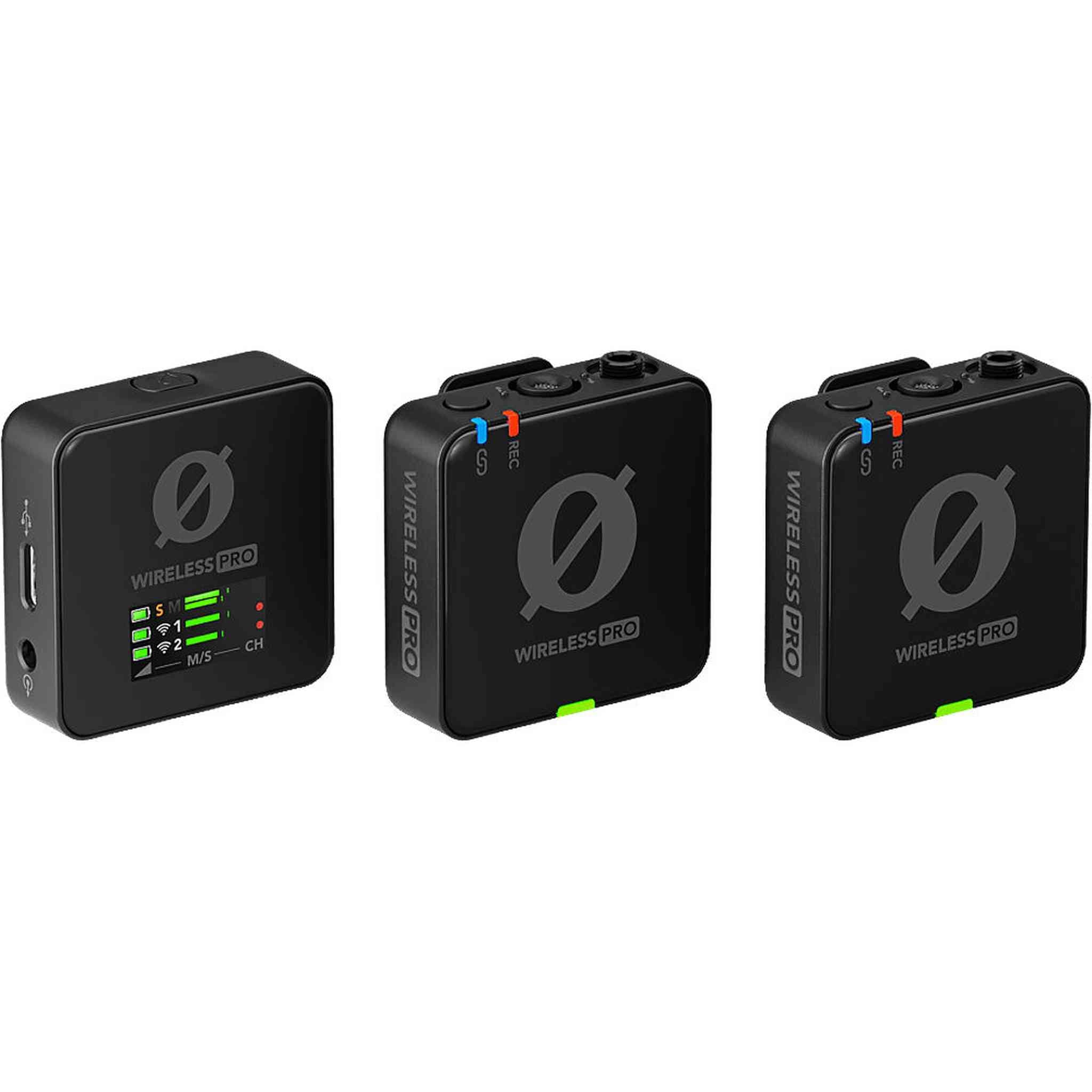 RODE Wireless PRO 2-Person Clip-On Microphone System with Lavaliers 2.4 GHz - Bundle