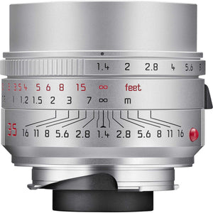 Leica Summilux-M 35mm f/1.4 ASPH. Lens Silver 11727 + 64GB Memory Card + More Leica