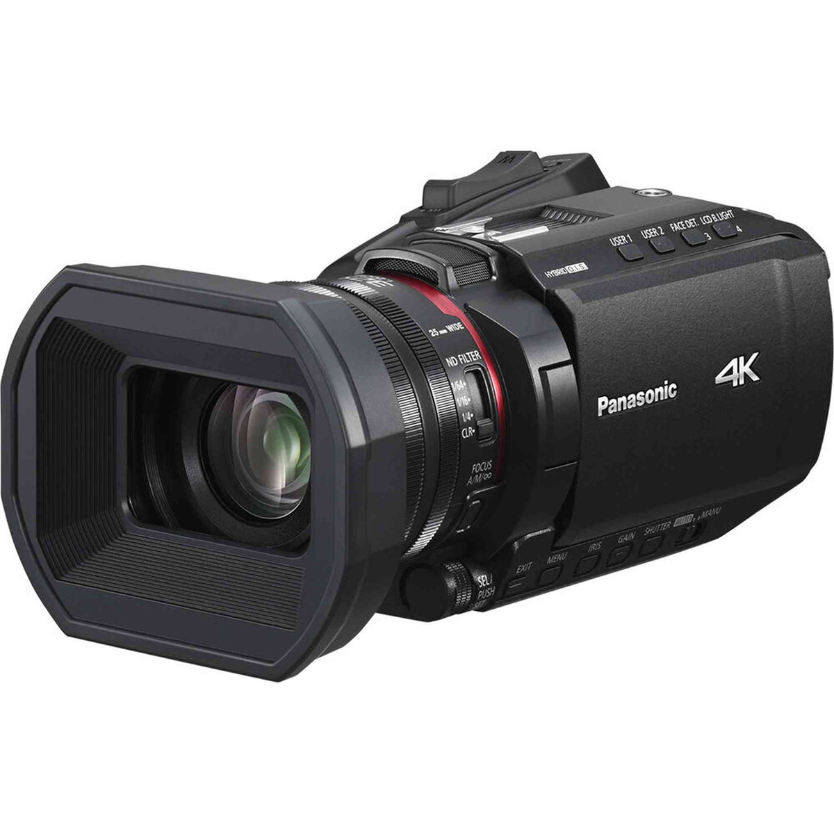 Panasonic HC-X1200 UHD 4K HDMI Lightweight Compact Camcorder with 24x Zoom + Mic - Bundle