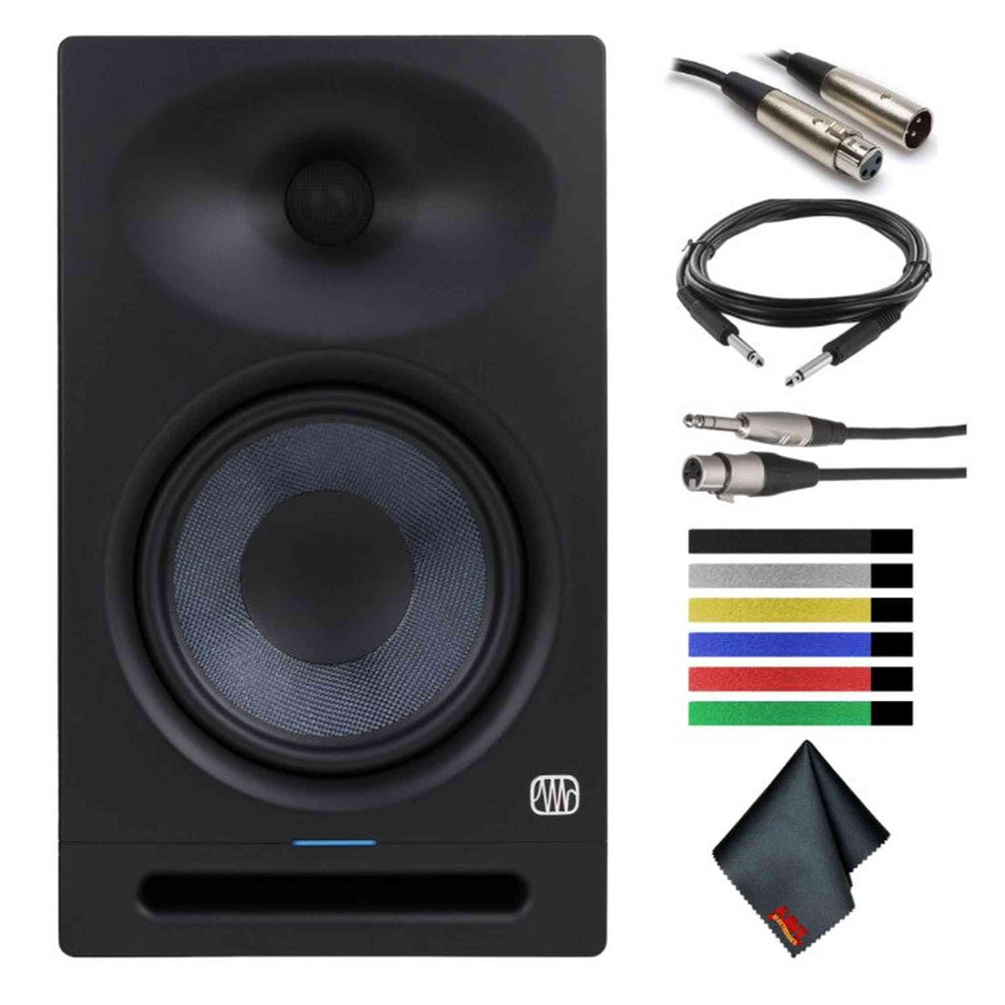PreSonus Eris Sub 8BT Active Studio Subwoofer with Bluetooth Multimedia Bundle