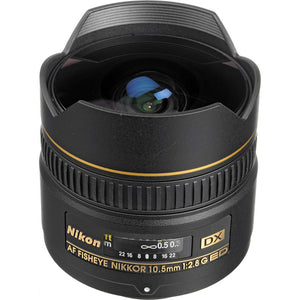 Nikon AF DX Fisheye-NIKKOR 10.5mm f/2.8G ED Lens for Creative Photography + More
