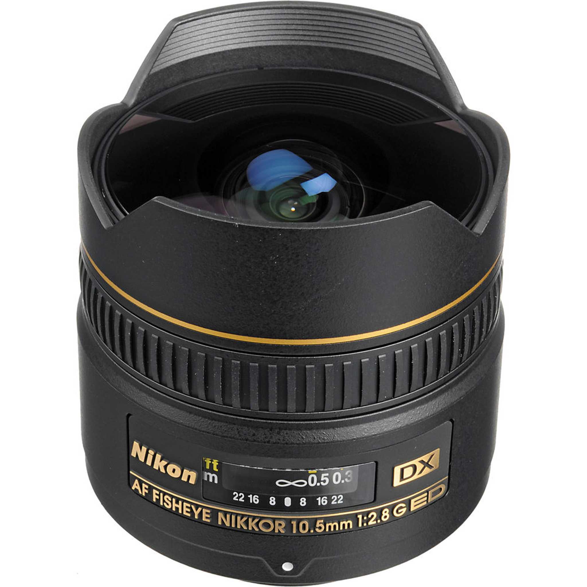 Nikon AF DX Fisheye-NIKKOR 10.5mm f/2.8G ED Lens for Creative Photography + More