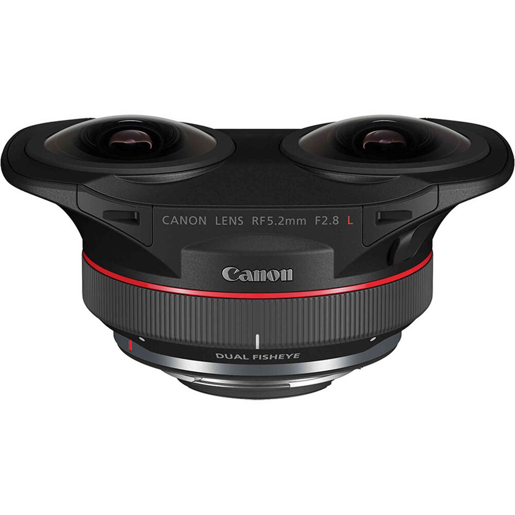 Canon RF 5.2mm f/2.8 L Dual Fisheye 3D VR Lens + Sling Backpack + Cleaning Kit + More Canon