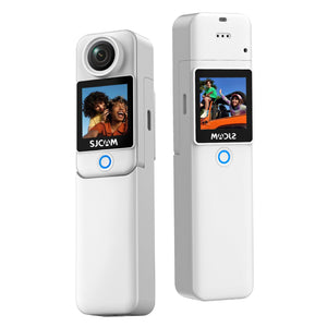 SJCAM SJ8 Pro Action Camera 4K 60fps Dual Screen WiFi 2.3 Inch Touch Rrear Screen with 170° Wide Angle EIS 8X Digital Zoom 98ft 30m Waterproof Camera Sports DV- Black