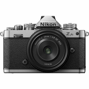 Nikon Z fc DX-Format Mirrorless Camera with NIKKOR Retro Style Z 28mm f/2.8 SE Lens + More