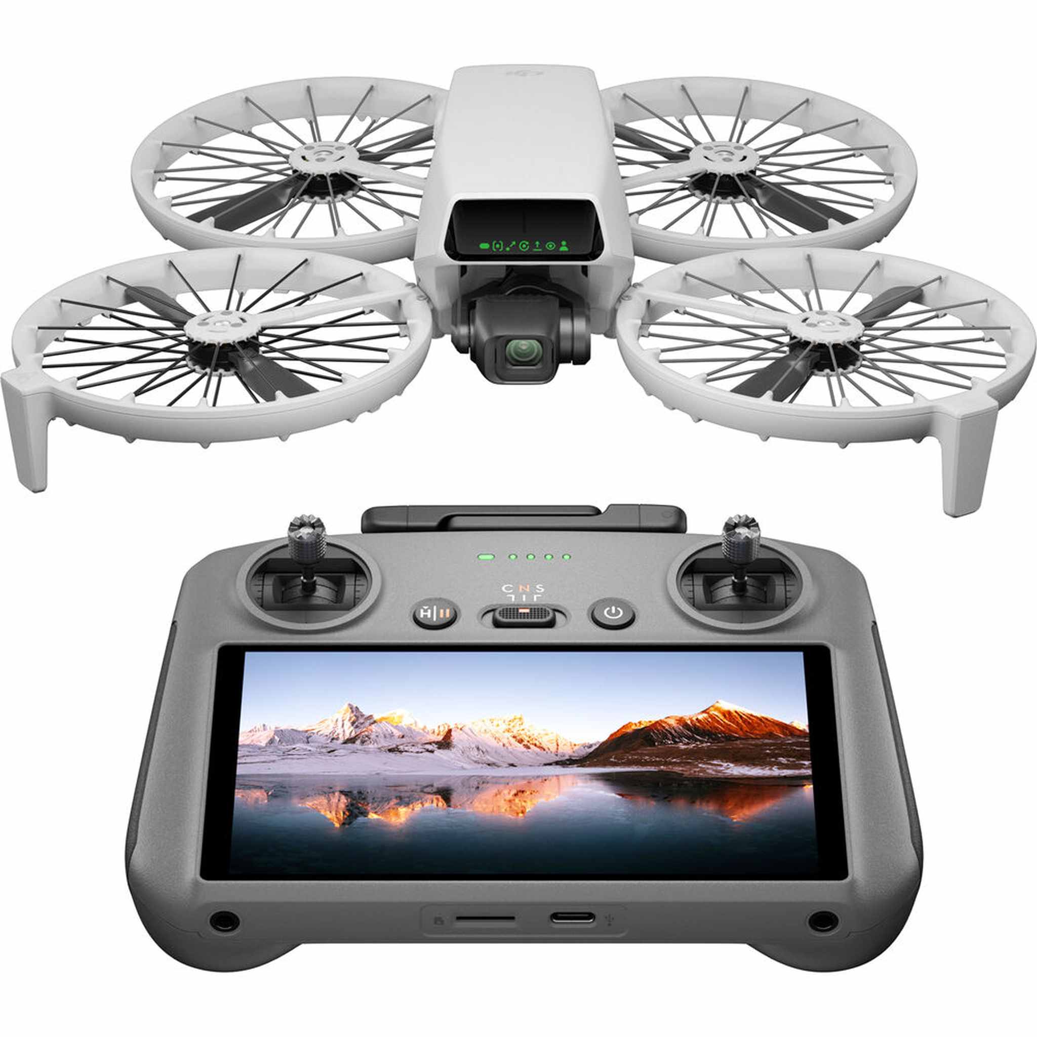 DJI Flip Drone with RC 2 Remote Controller - 4K UHD, 31Min Flight Time - Bundle