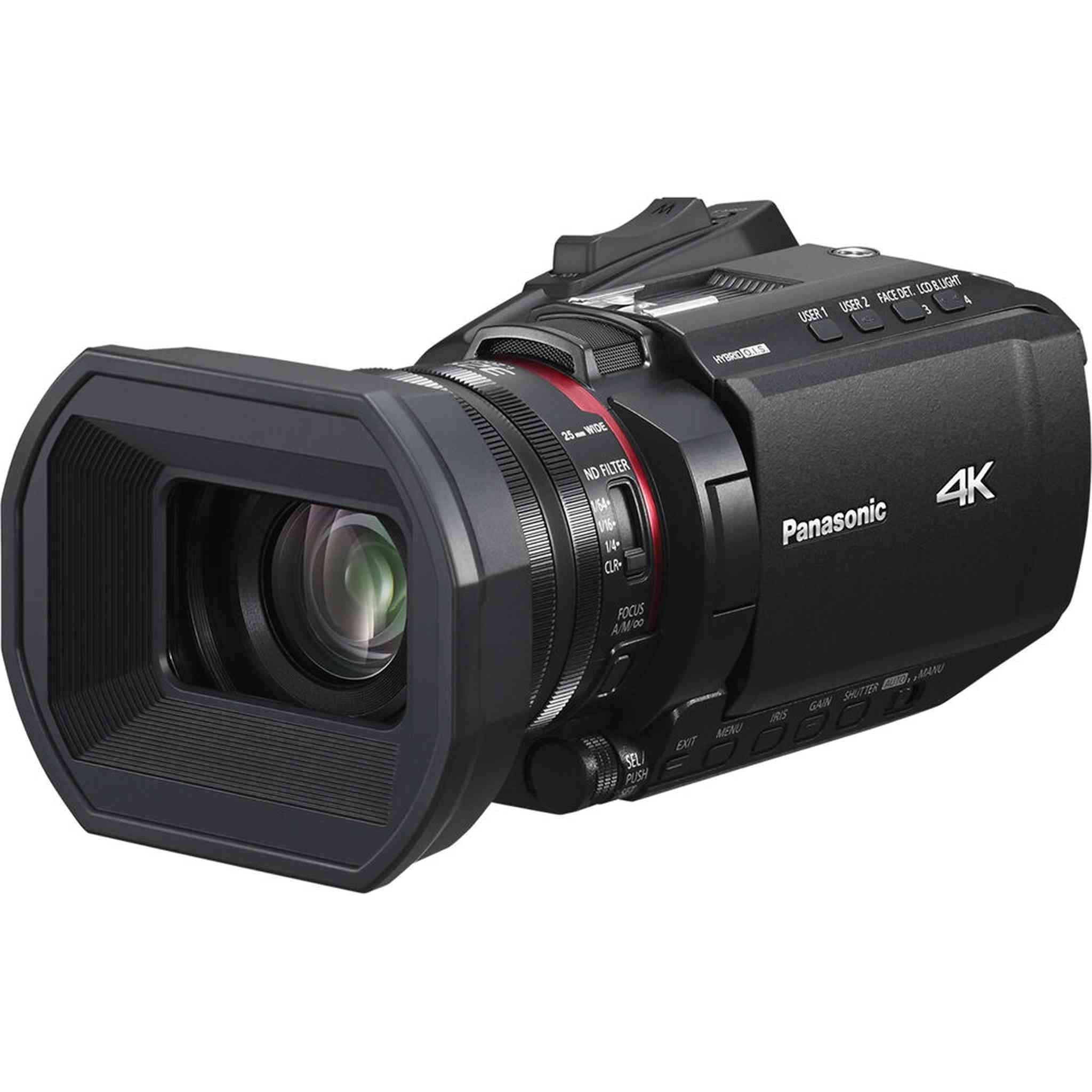 Panasonic HC-X1200 UHD 4K HDMI Lightweight Compact Camcorder with 24x Zoom + Mic - Bundle Panasonic