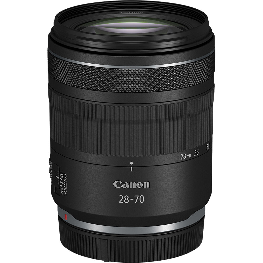 Canon RF 28-70mm f/2.8 IS STM Lens (Canon RF) + Sling Backpack + 64GB Memory Card + More