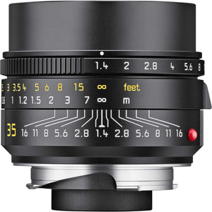 Leica Summilux-M 35mm f/1.4 ASPH. Lens Black 11726 + 64GB Memory Card + More