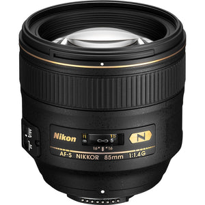 Nikon AF-S NIKKOR 85mm f/1.4G Auto Focus Lens 2195 Bundle