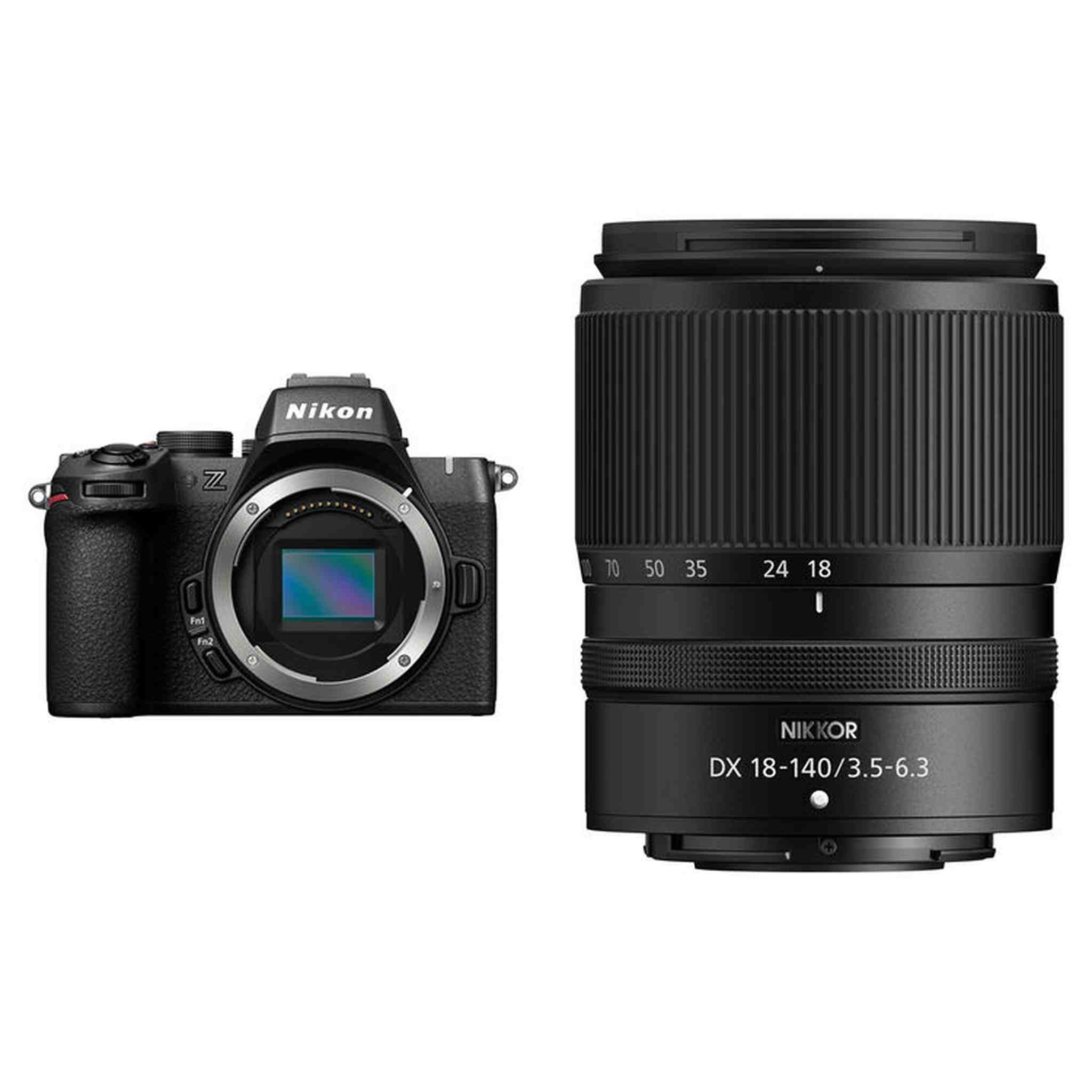 Nikon Z50 II Lightweight Mirrorless Camera with 18-140mm f/3.5-6.3 Lens Kit - Bundle