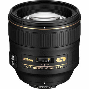 Nikon AF-S NIKKOR 85mm f/1.4G Auto Focus Lens 2195 Bundle