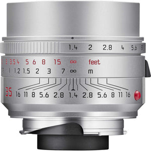Leica Summilux-M 35mm f/1.4 ASPH. Lens Silver 11727 + 64GB Memory Card + More