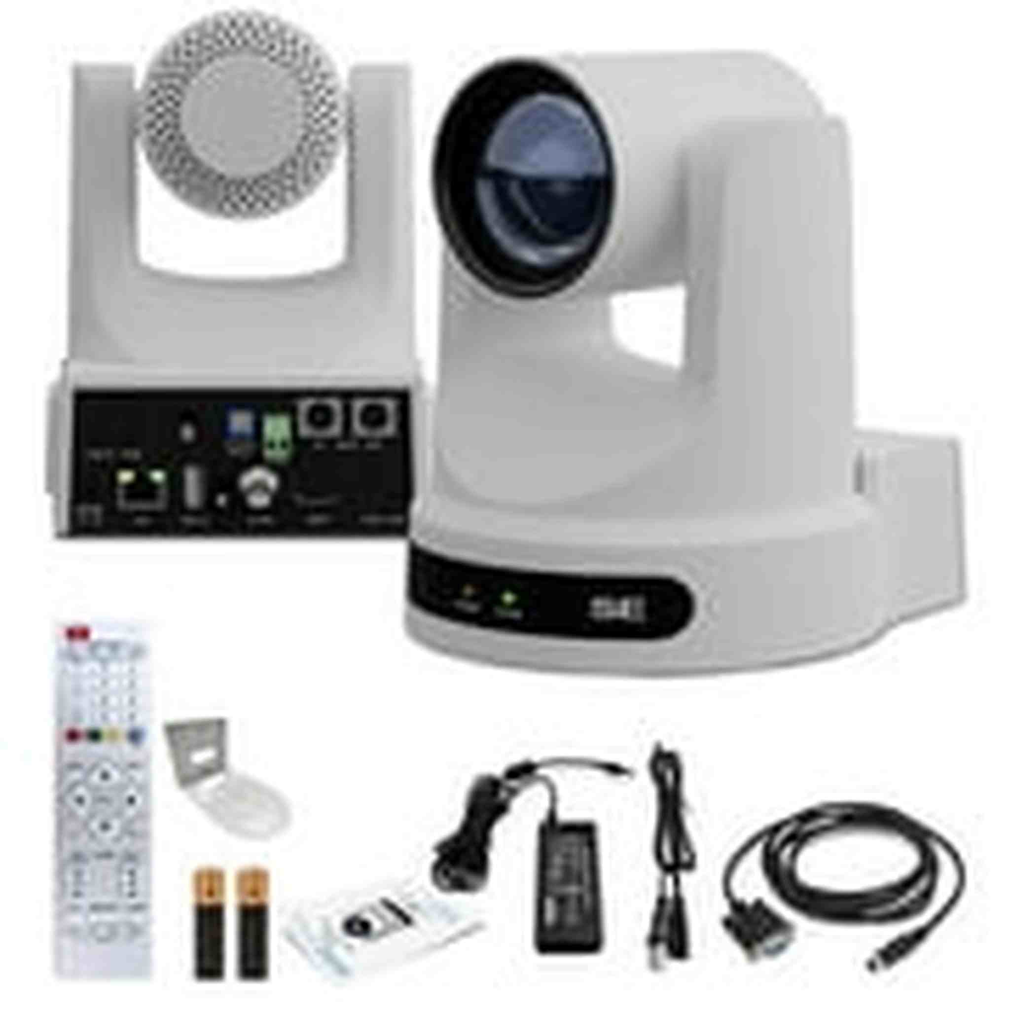 PTZOptics Move SE PTZ Camera with 12x Optical Zoom White + Wall Mount White