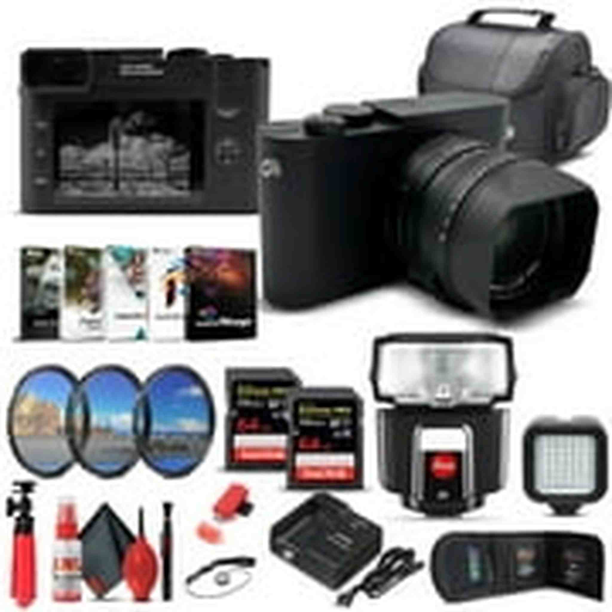Leica Q2 Monochrom Digital Camera + SF40 Flash + 2x 64GB Cards + More Bundle Leica