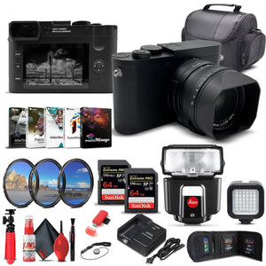 Leica Q2 Monochrom Digital Camera + SF40 Flash + 2x 64GB Cards + More Bundle Leica