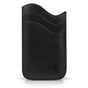 BodyGuardz BZ-KAI5-0912 Premium Leather Pocket Case for Apple iPhone 5 - 1 Pack - Retail Packaging - Black