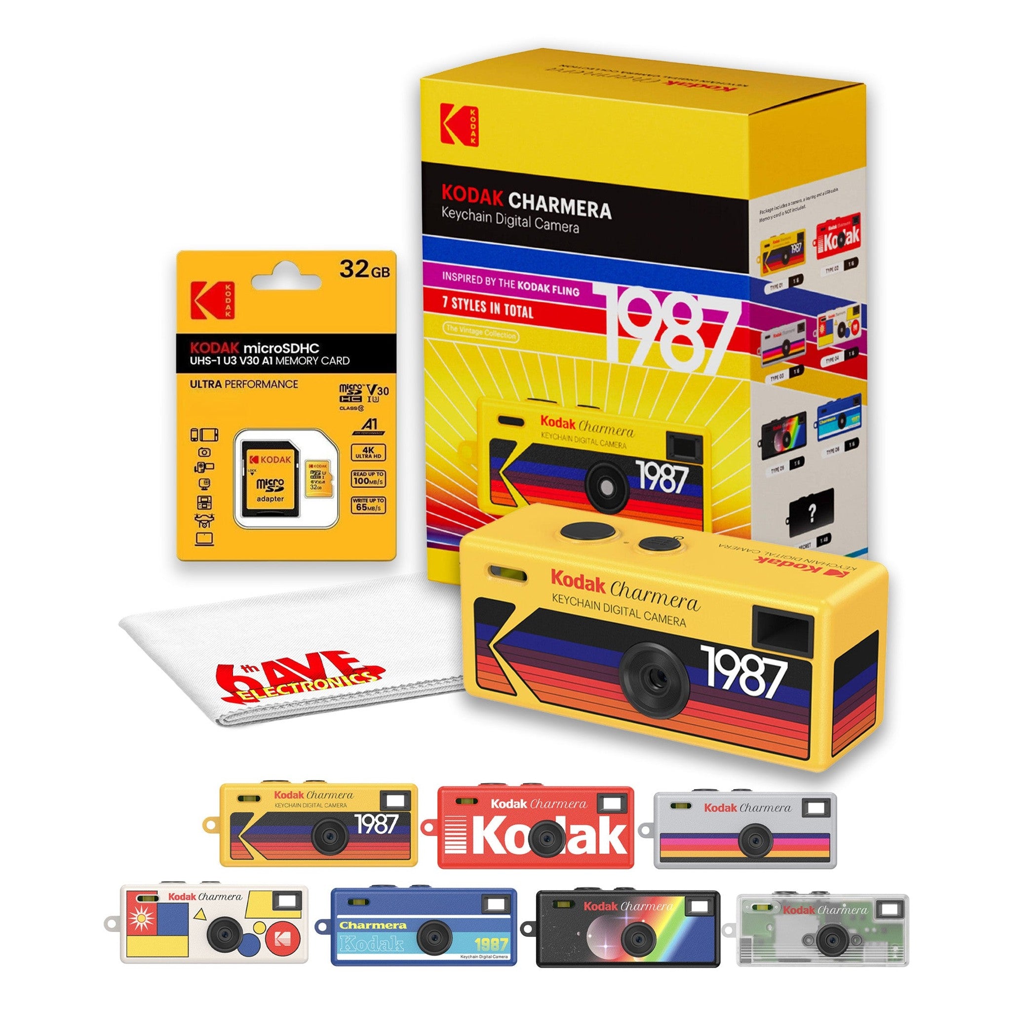 Kodak Charmera Keychain Digital Camera, Pocket Retro Camera for Travel + More