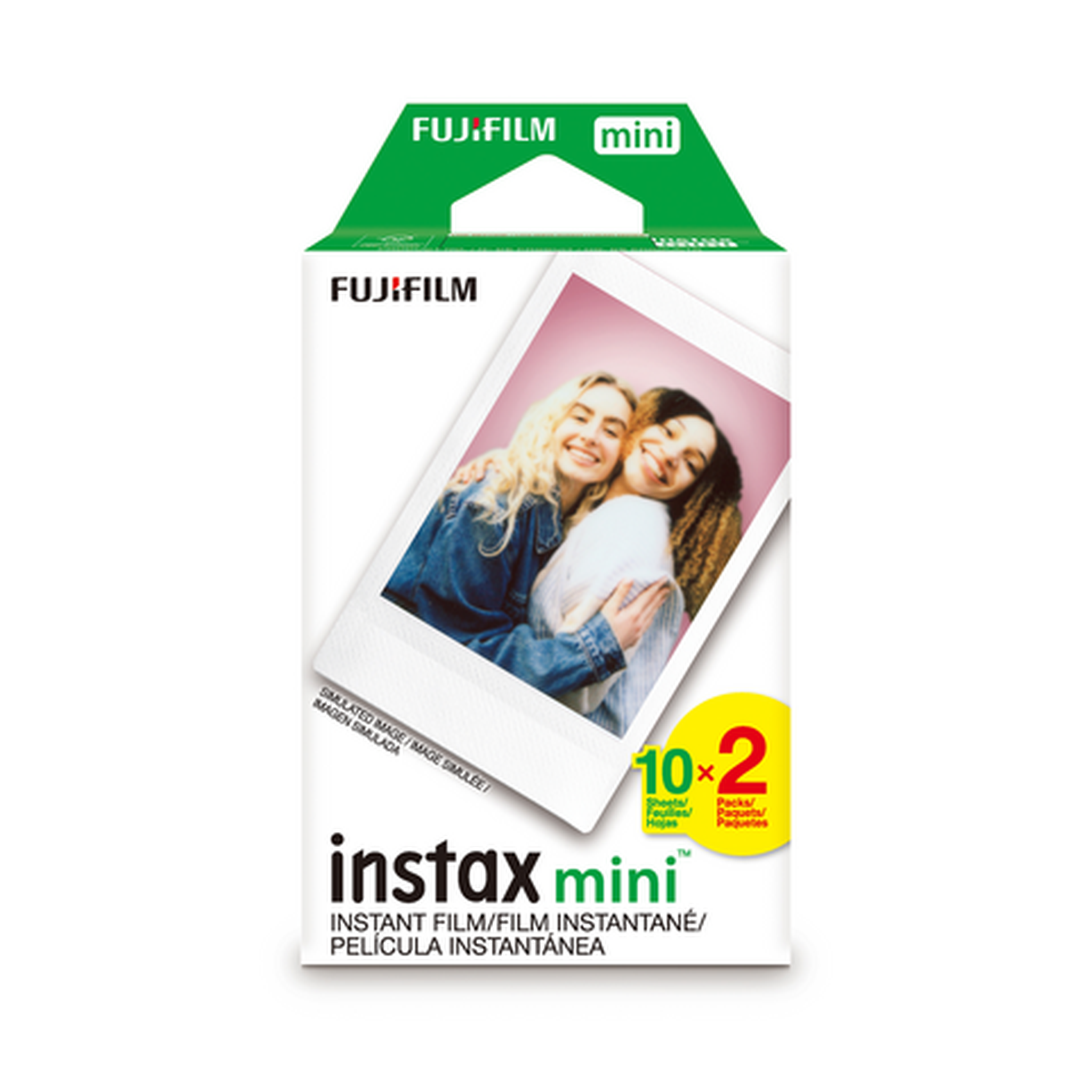 Fujifilm Instax Mini Instant Film, 2 x 10 Shots X 2Pack (Total 40 Shots) Value