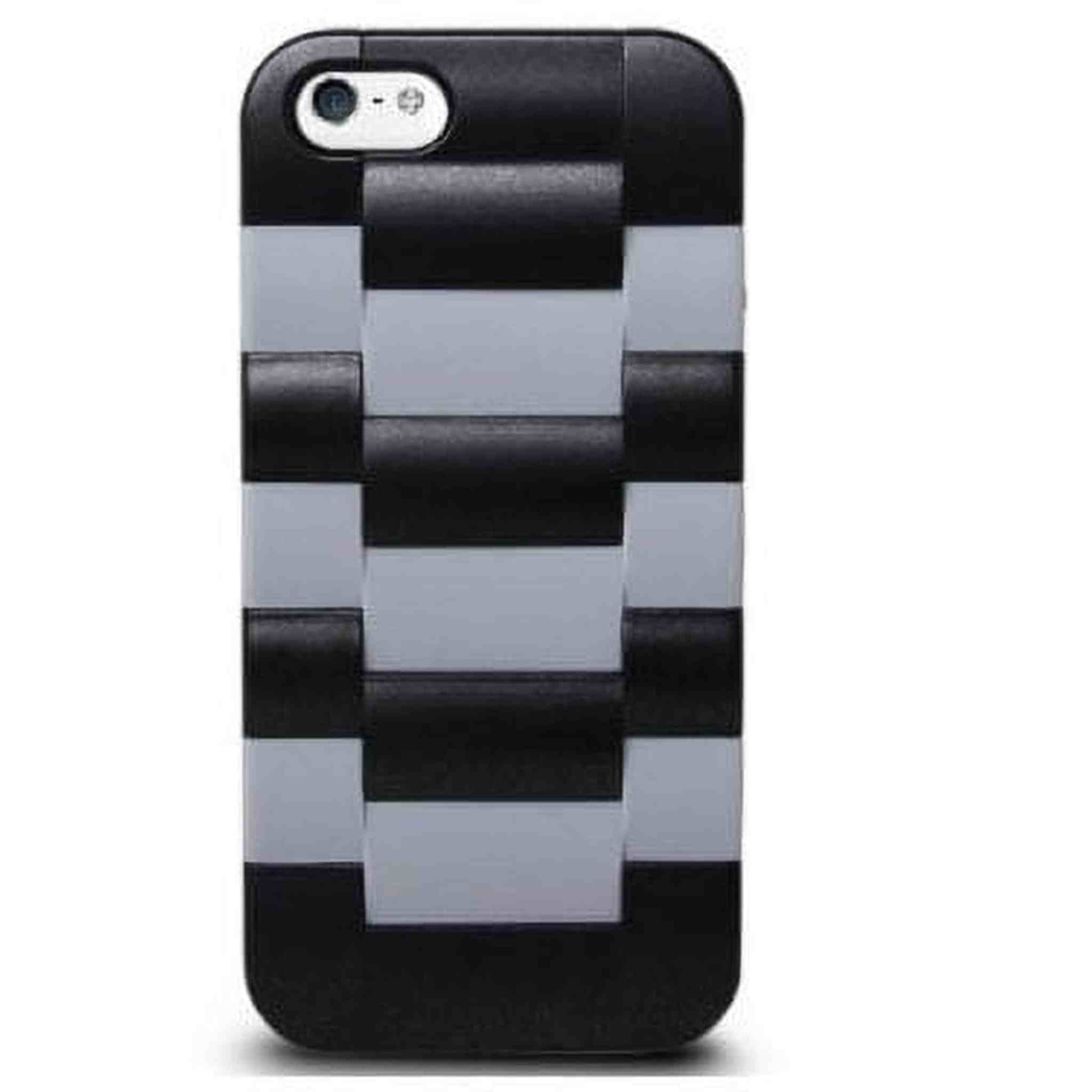 The Joy Factory Daytona V - Watchband Textured Case for iPhone5/5S, CSD124 Gray