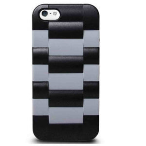 The Joy Factory Daytona V - Watchband Textured Case for iPhone5/5S, CSD124 Gray