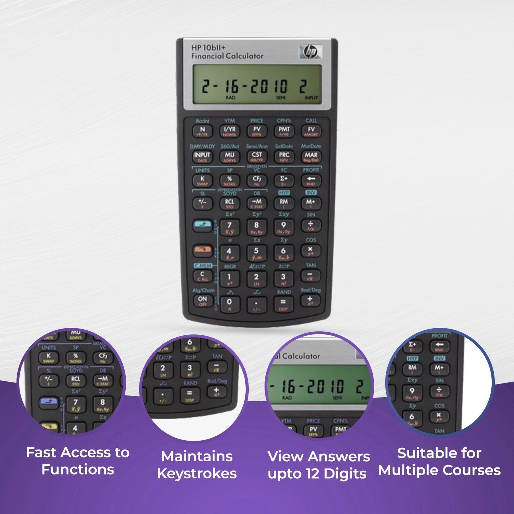 HP 10bII+ Financial Calculator (NW239AA)