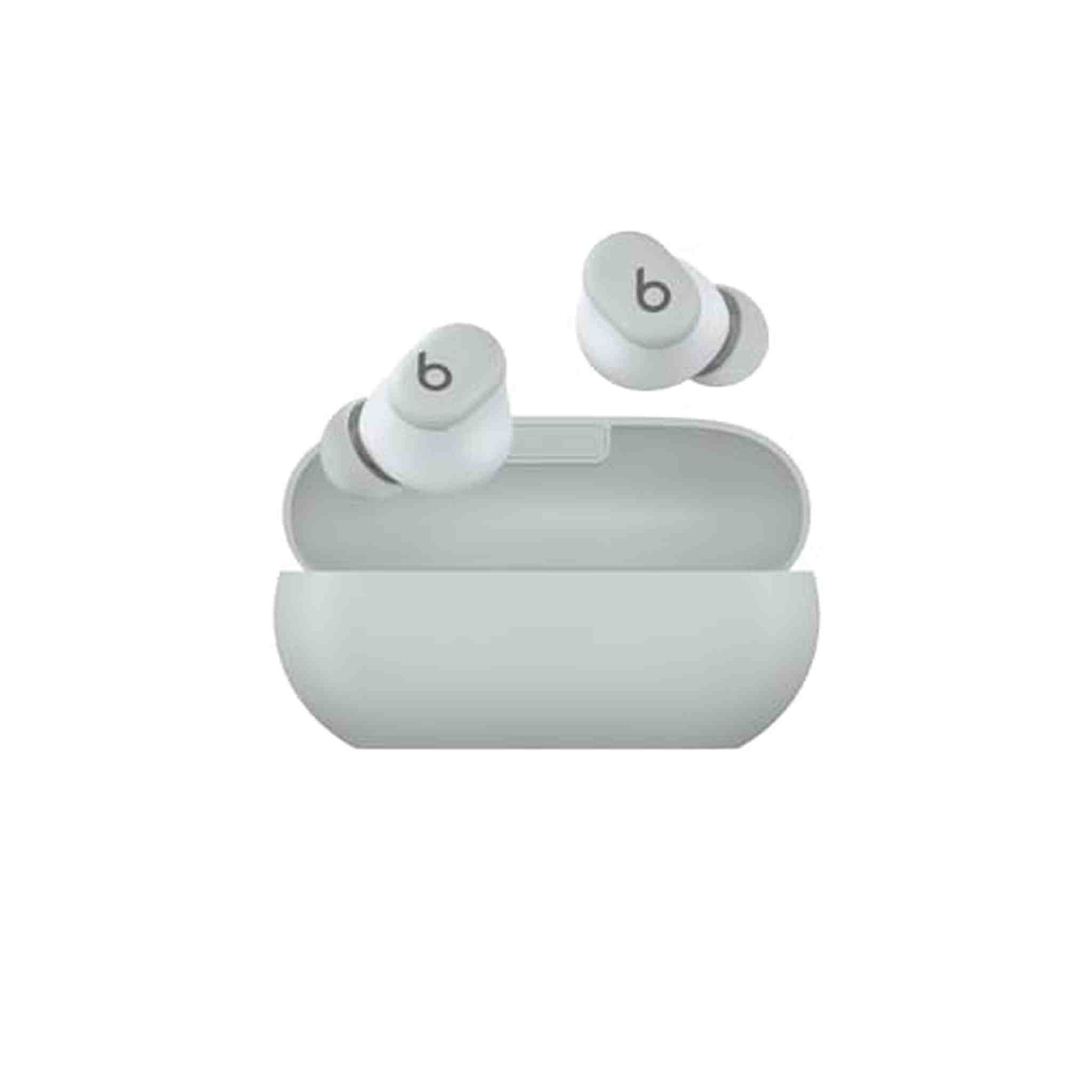 Beats Solo Buds - Wireless Bluetooth Earbuds | 18 Hours of Battery Life | Apple & Android Compatibility | Built-in Microphone - Storm Gray - Used Beats