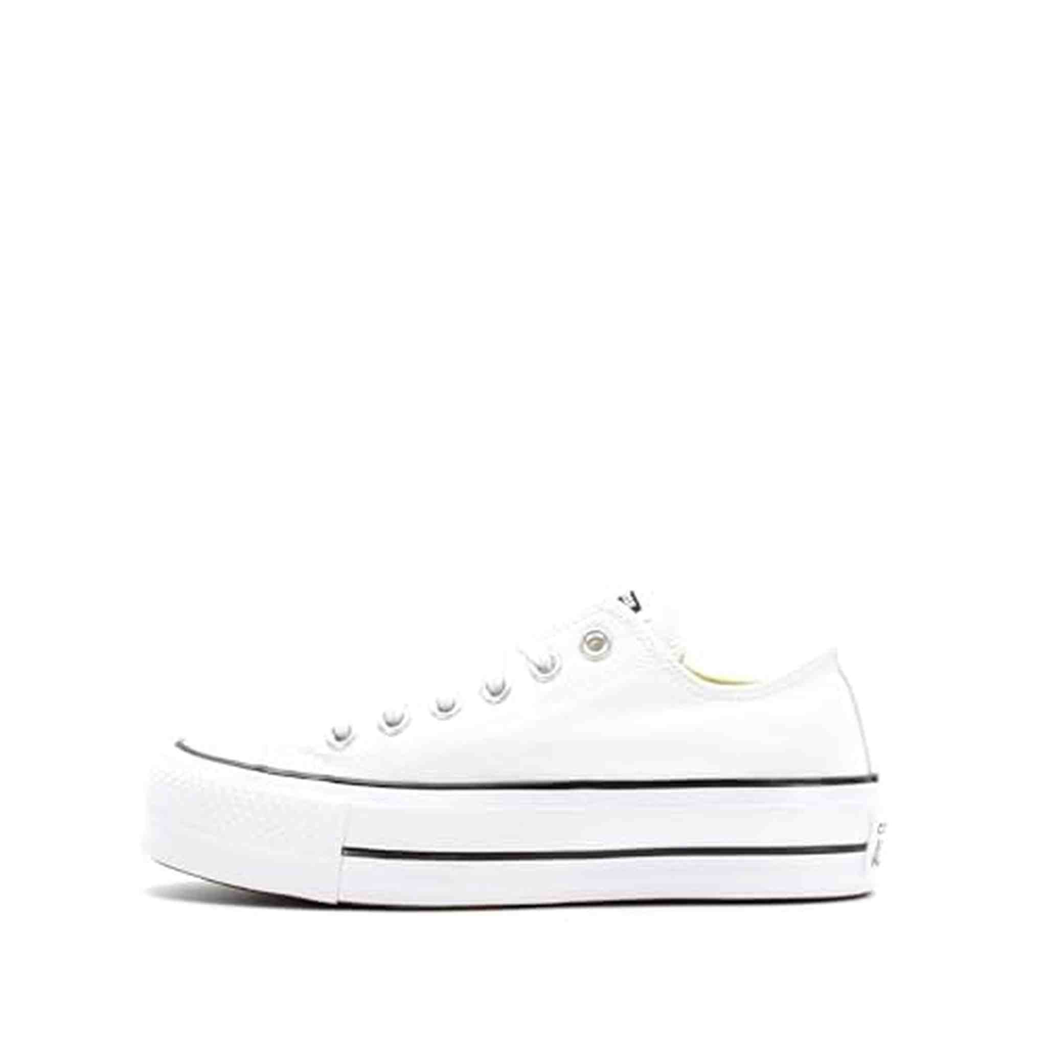 Converse Women's Chuck Taylor All Star Lift Sneakers, White/Black/White, 6 Medium US