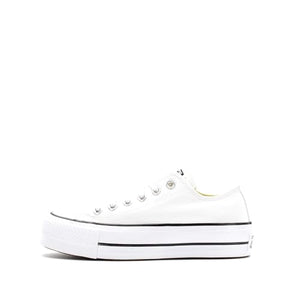 Converse Women's Chuck Taylor All Star Lift Sneakers, White/Black/White, 10 Medium US
