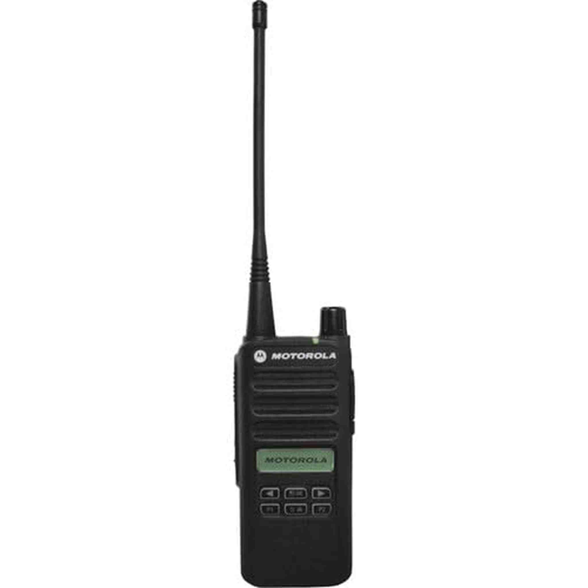 Motorola CP100D Analog UHF Portable Two Way Radio With Display and Limited Keypad, - 6 Pack Bundle Motorola Solutions