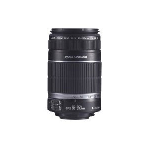 Canon EF-S 55-250mm f/4.0-5.6 IS Telephoto Zoom Lens for Canon Digital SLR Cameras with Lens Cleaning Kit