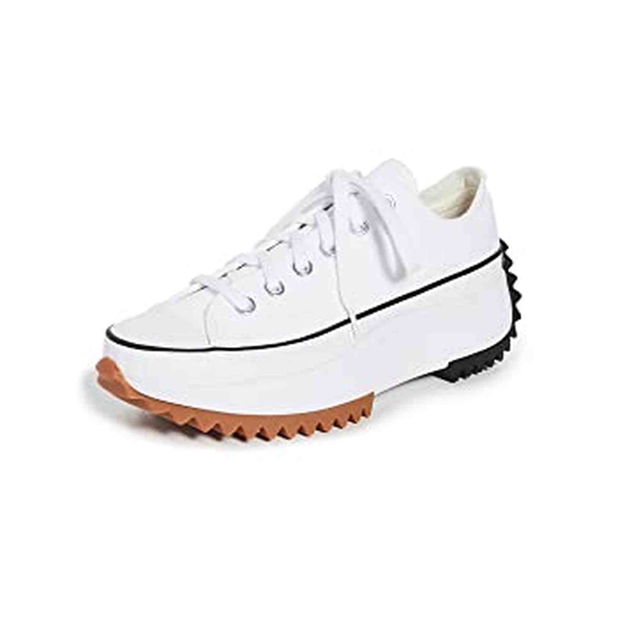 Converse Run Star Hike Hi Sneakers, Black/White/Gum, 11.5 US Women/10 US Men