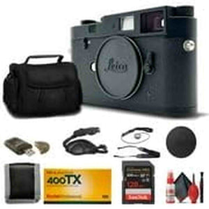 Leica 10370 LeicaM-A Typ 127 Rangefinder Camera Black + 6Ave Accessory Kit Leica