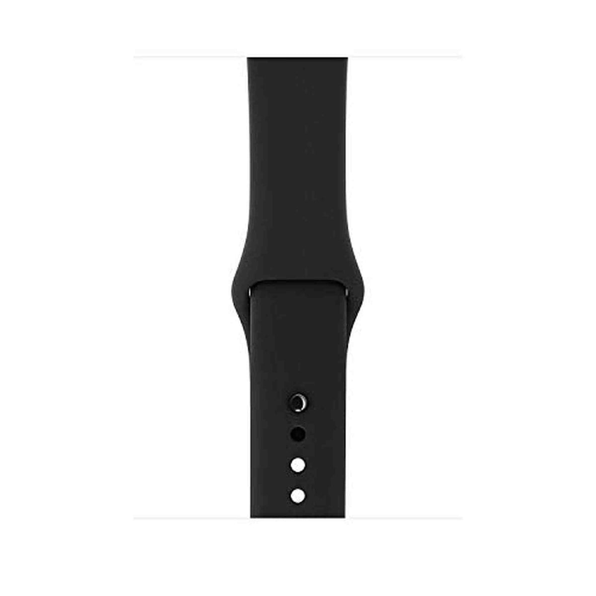 Apple Watch Series 3 42mm Smartwatch GPS + Cellular, Space Gray Aluminum Case, Black Sport Band Renewed - Reconditioned