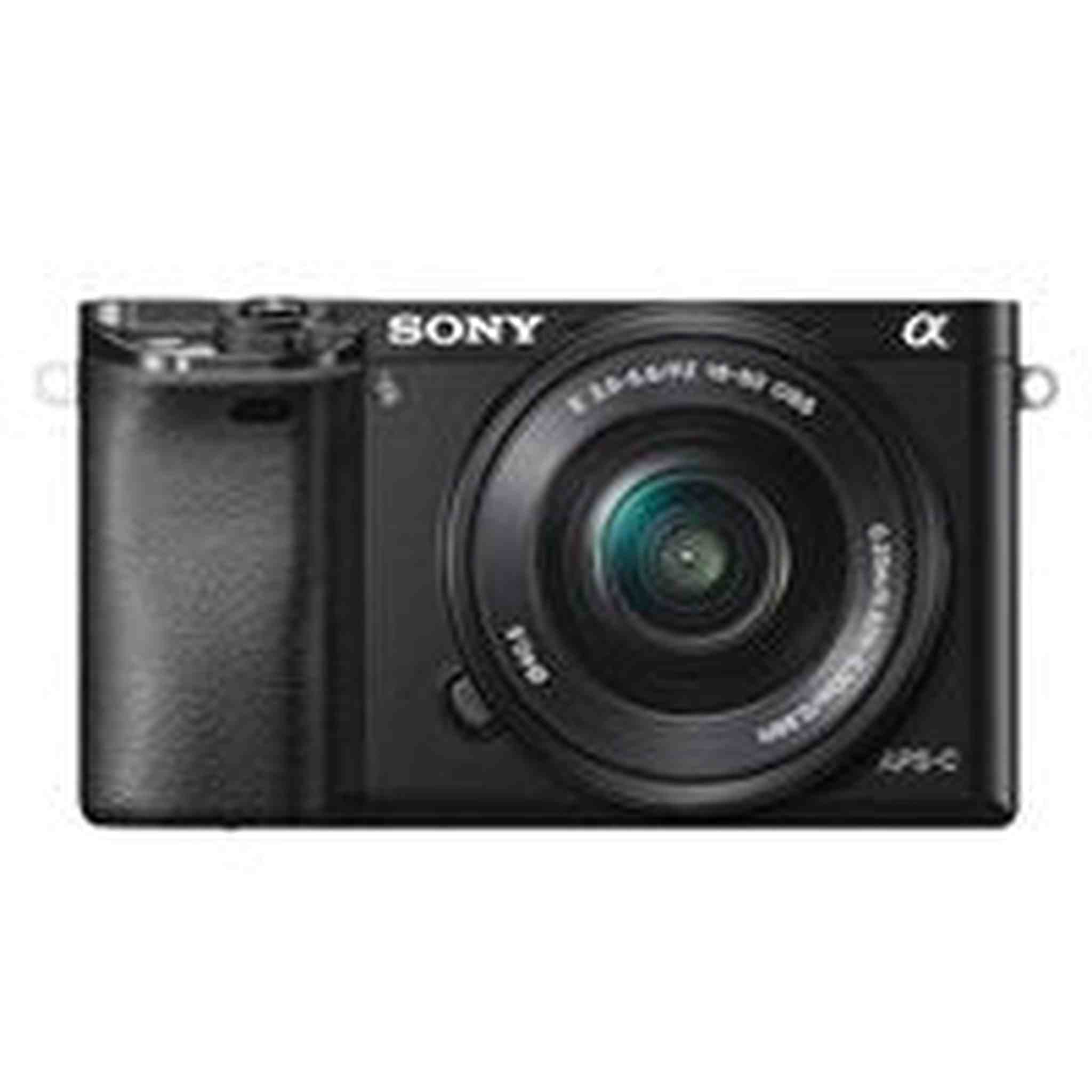 Sony Alpha a6000 Mirrorless Interchangeable-lens Camera w/ 16-50mm lens - Black - Reconditioned Sony