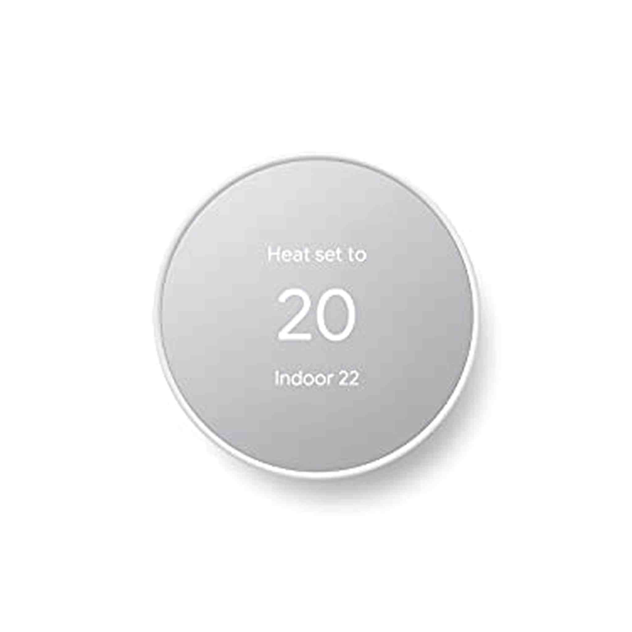 Google Nest Smart Thermostat - Snow Google