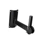 XPIX Speaker Stand Wall Mount Black Perfect for Entertaining From Home or Using Speakers for a Home Theater