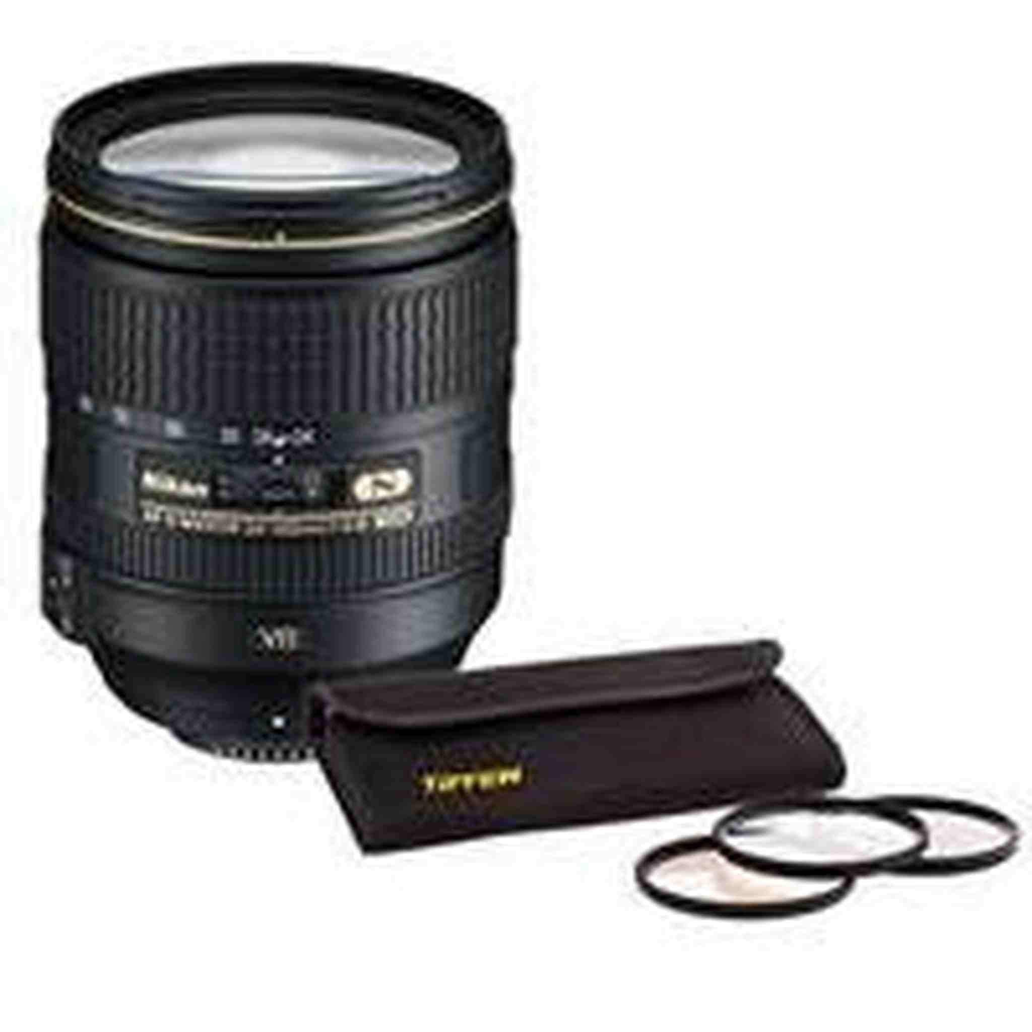 Nikon Nikkor 24-120mm f/4G ED-IF AF-S VR II Lens Bundle. USA. Kit with Acc Nikon