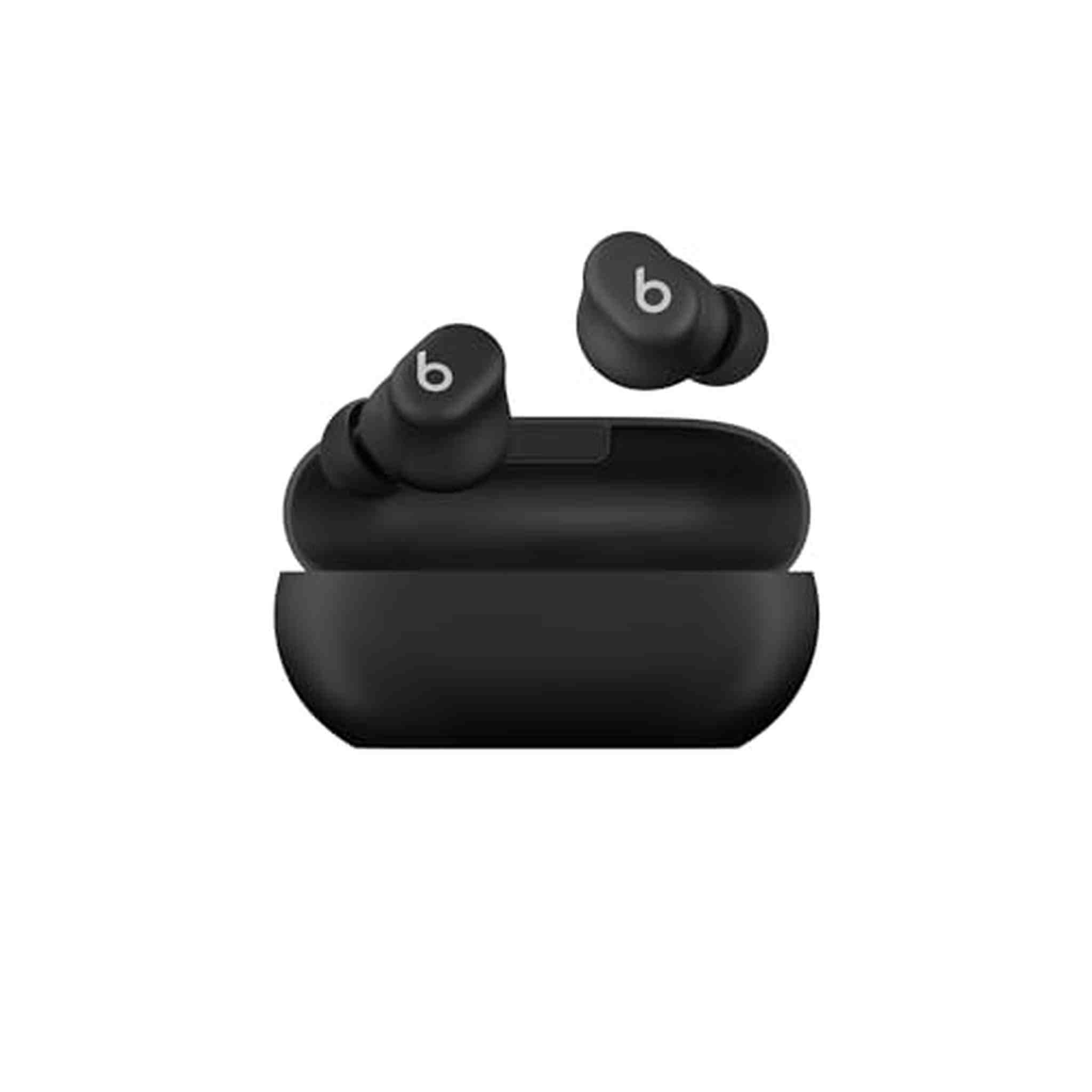 Beats Solo Buds - Wireless Bluetooth Earbuds | 18 Hours of Battery Life | Apple & Android Compatibility | Built-in Microphone - Matte Black - Used Beats