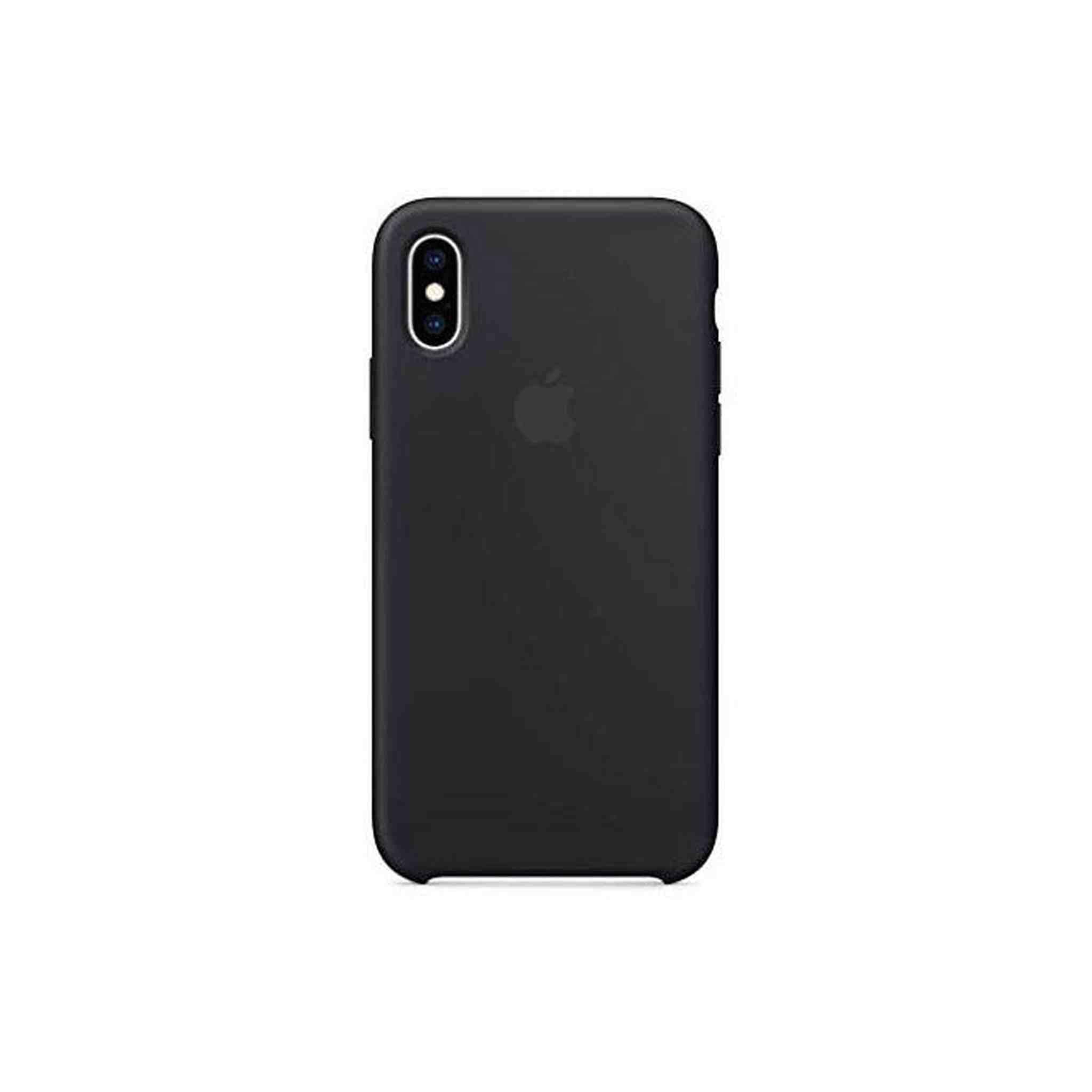 Apple Silicone Case for iPhone Xs - Black Apple