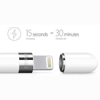 Apple Pencil 1 st Gen for iPad Pro 9.7", 10.5" and 12.9" with Precision Sensors, Bluetooth, Rechargebale Battery, Highly Responsive, White