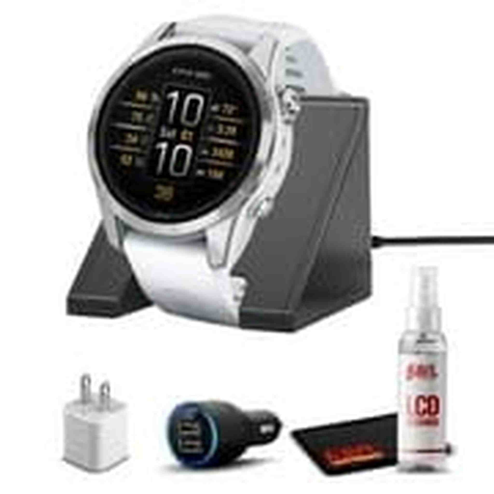 Garmin Epix Pro Gen 2 , 42mm Glass Stainless Steel Whitestone with Accessories Garmin