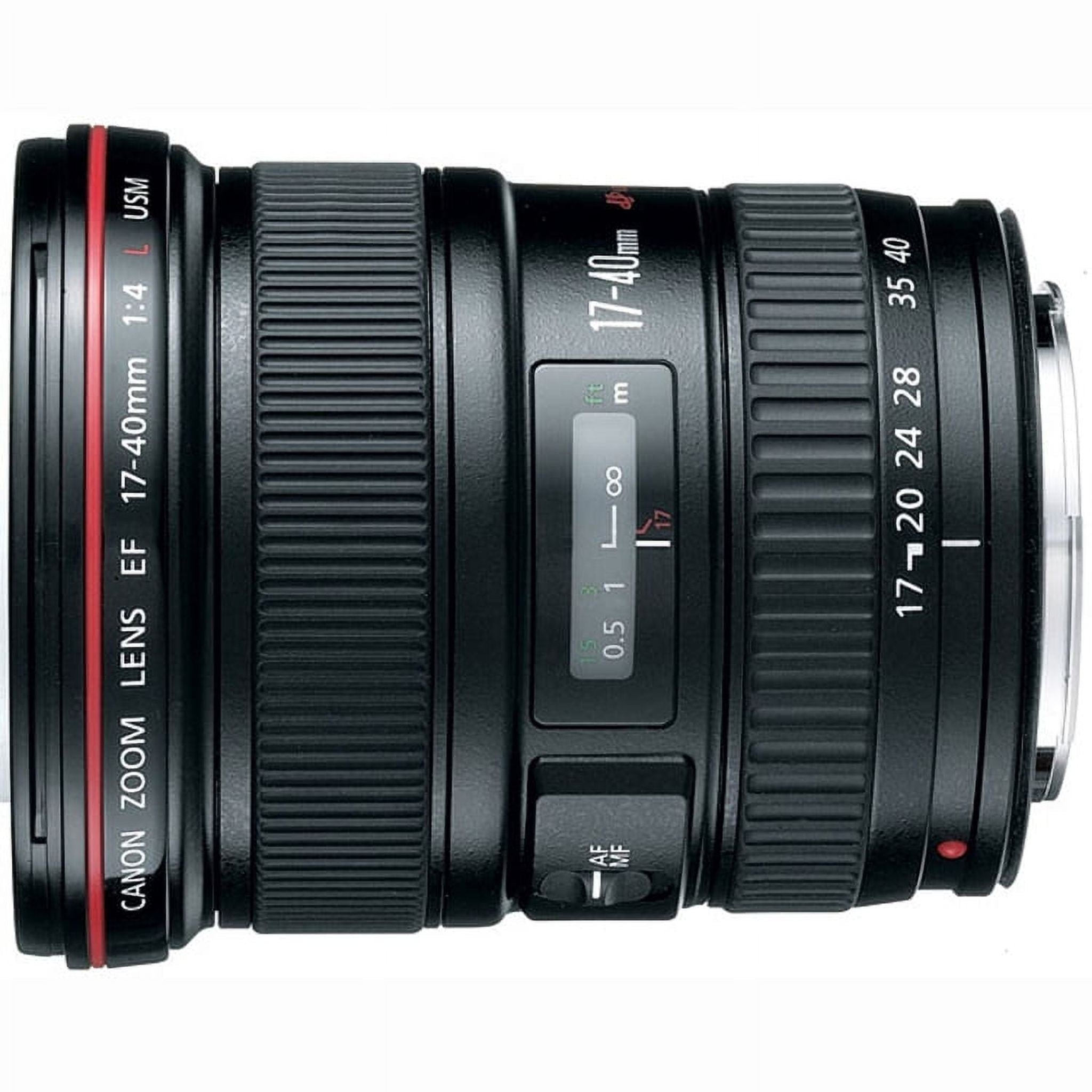 Canon EF 17-40mm f/4L USM Ultra Wide Angle Zoom Lens for Canon SLR Cameras - White Box Bulk Packaging Canon
