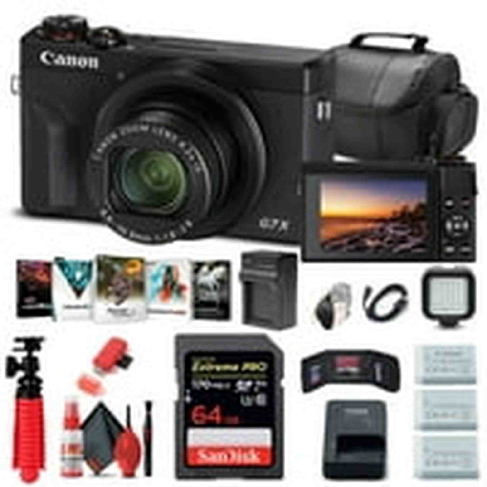 Canon PowerShot G7 X Mark III Digital Camera 3637C001 + 64GB Card Pro Bundle